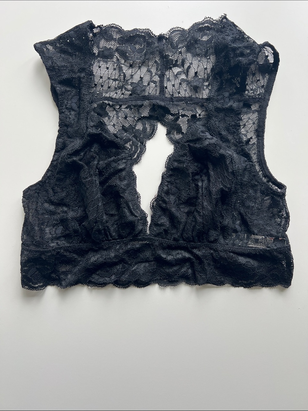 NWOT Free People Black Lace Bralette